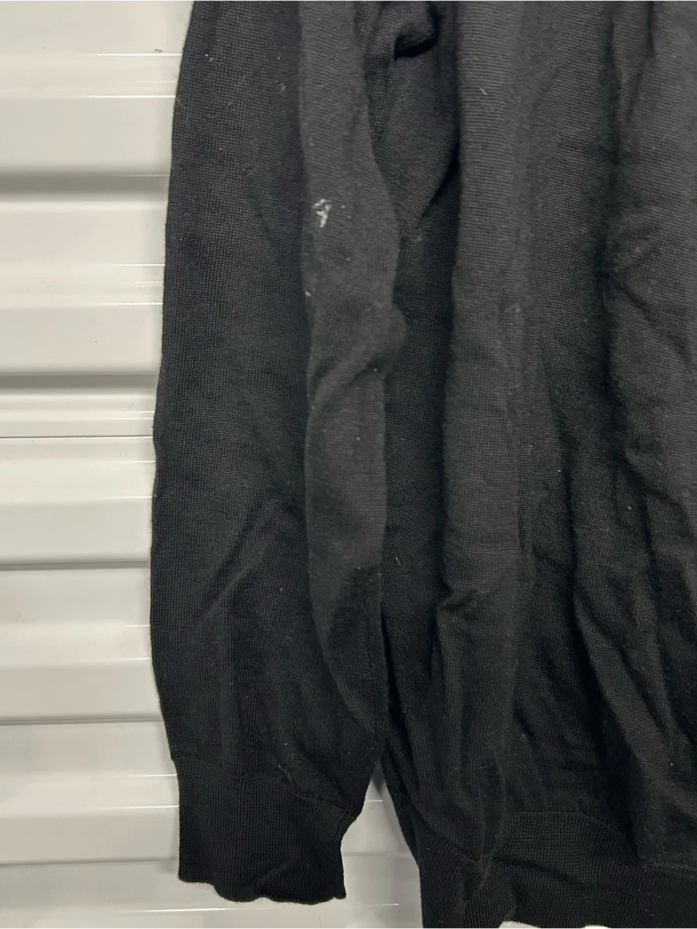 Polo by Ralph Lauren Black V-Neck Pullover Sweater